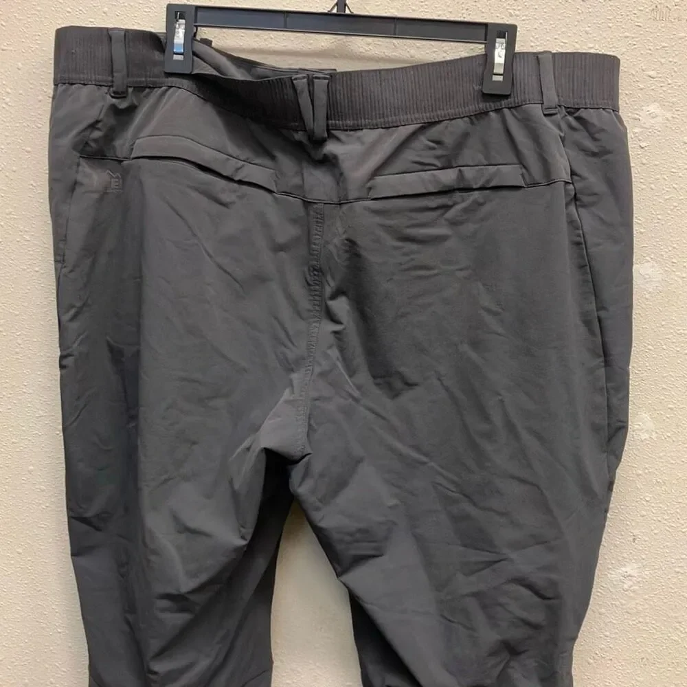 REI Co-op Men’s 2XL 44/33 Dark Gray Lightweight Hiking Trail Pants #775